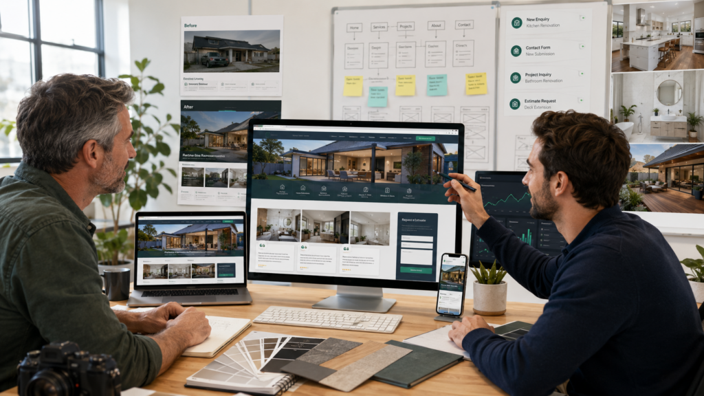 WordPress Website Redesign and Conversion Improvement for a Local Contractor