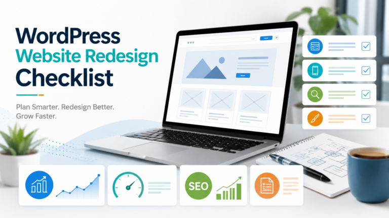 WordPress website redesign checklist for improving performance, SEO, and conversions